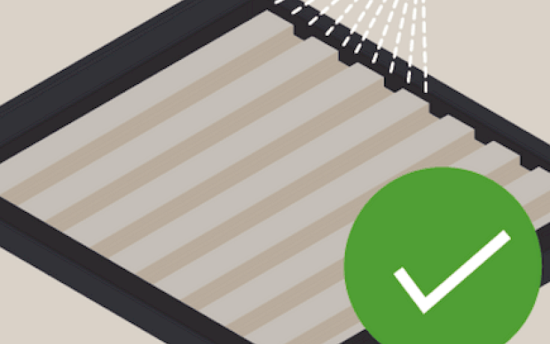 Ohut ja tasainen kerros on avain hyvään irrotustulokseen.