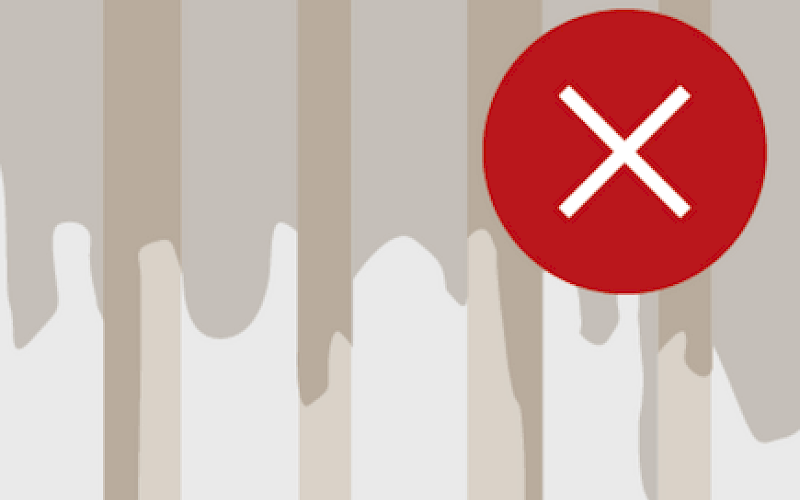 Vältä yliannostelua, lammikoita ja valumia.