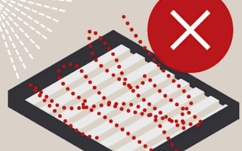 Älä levitä irrotusainetta epätasaisesti.